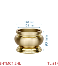 Bát hương trơn miệng cạnh 1T2 highligth
