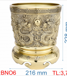 Lư nhang rồng ống 6