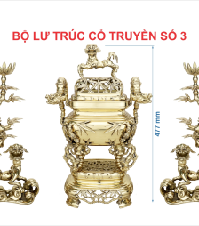 Bộ Lư Trúc Cổ Truyền Số 3