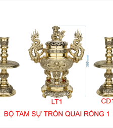 Bộ Tam Sự Tròn Quai Rồng 1