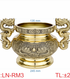 Lư nhang đồng tai dầy 3