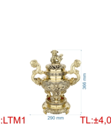 Đỉnh lư tròn quay mây LT1