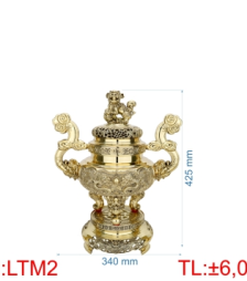 Đỉnh lư tròn quay mây LT2