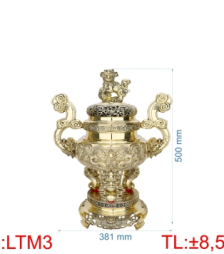 Đỉnh lư tròn quay mây LT3