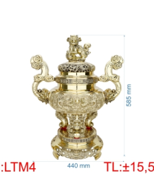 Đỉnh lư tròn quay mây LT4