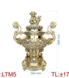 Đỉnh lư tròn quay mây LT5