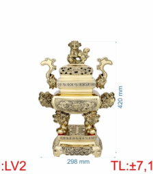 Đỉnh lư vuông LV2