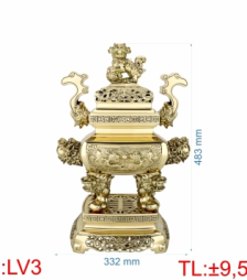 Đỉnh lư vuông LV3