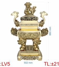 Đỉnh lư vuông LV4