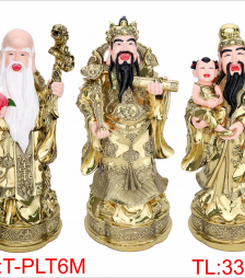Bộ Tượng Phước Lộc Thọ 5T9 Màu