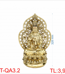 Tượng Quan Âm Có Hào Quang 3T2