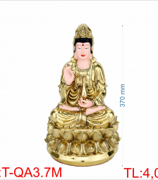 Tượng Quan Âm 3T7 màu