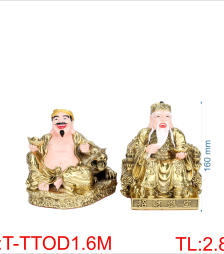 Tượng Thần Tài Ông Địa 1T6 Màu