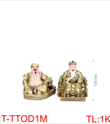 Tượng Thần Tài Ông Địa 1T Màu