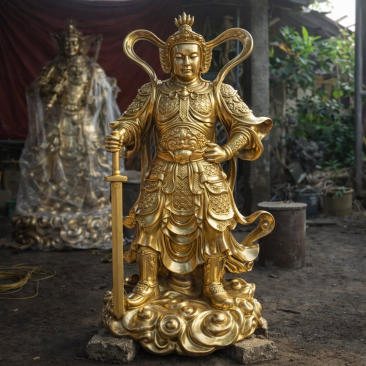  Đúc tượng phật Hộ Pháp Tôn Thiên