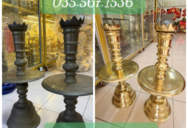 Nhận đánh bóng lư đồng