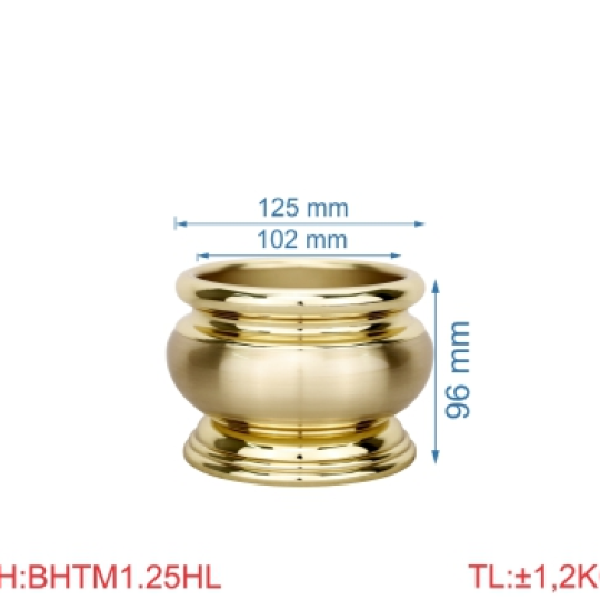 Bát hương trơn mới 1T25 highlight