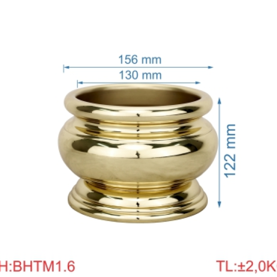Bát hương trơn mới 1T6