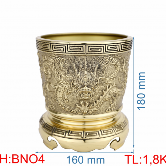 Lư nhang rồng ống 4