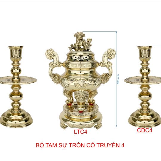 Bộ Tam Sự Tròn Cổ Truyền số 4