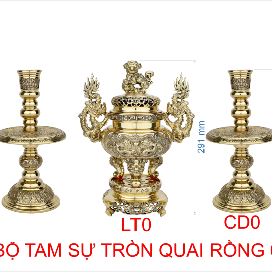 Bộ Tam Sự Tròn Quai Rồng 0