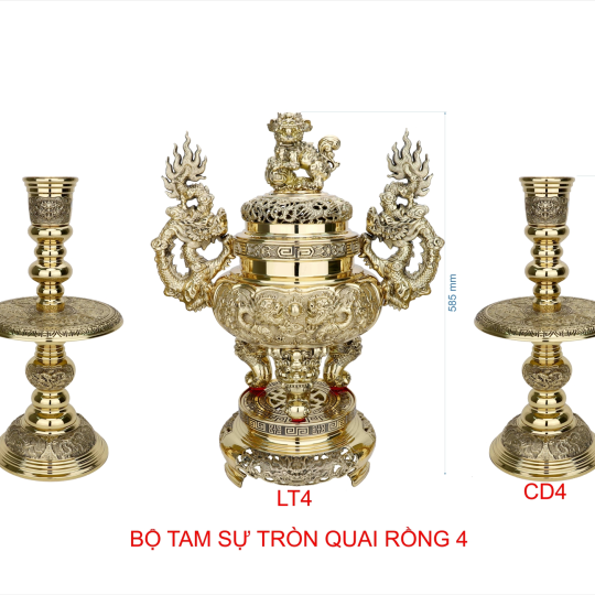 Bộ Tam Sự Tròn Quai Rồng 4
