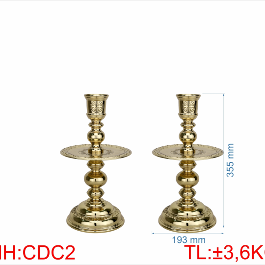 Chân đèn cổ truyền 2