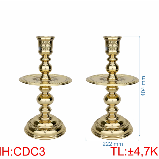 Chân đèn cổ truyền 3