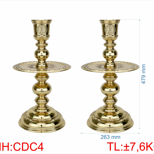 Chân đèn cổ truyền 4
