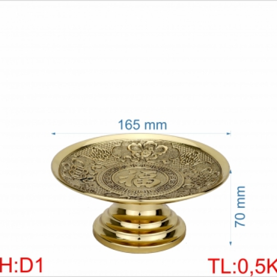 Dĩa Chữ Phước 1T7