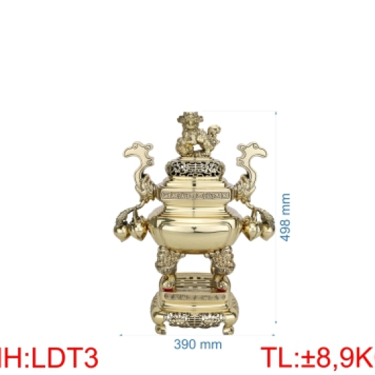 Đỉnh lư đào trơn LD3