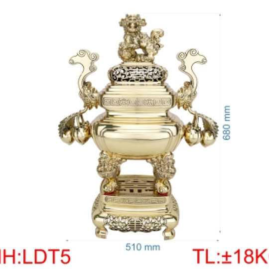 Đỉnh lư đào trơn LD5