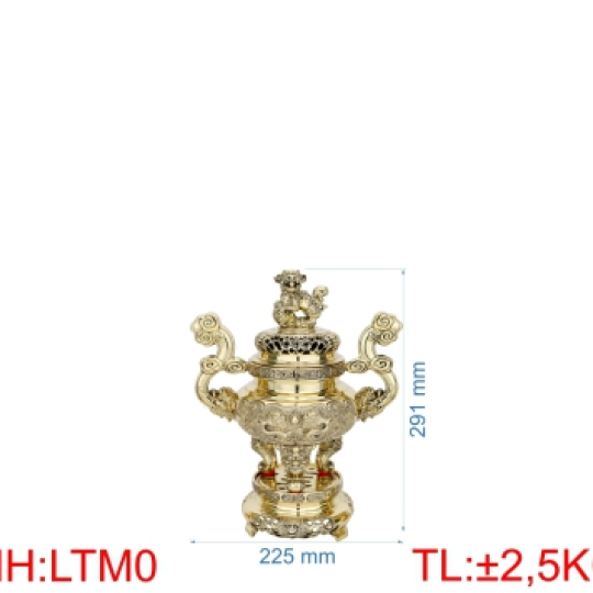 Đỉnh lư tròn quay mây LT0