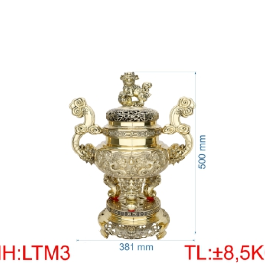 Đỉnh lư tròn quay mây LT3