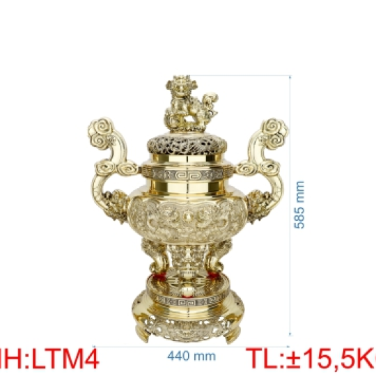 Đỉnh lư tròn quay mây LT4