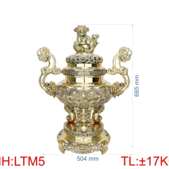 Đỉnh lư tròn quay mây LT5