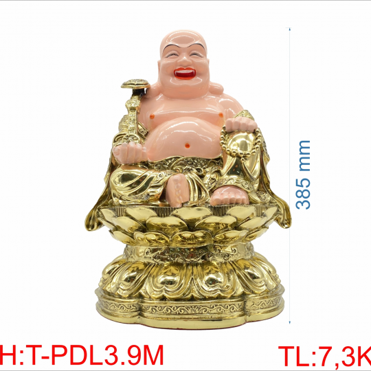 Tượng Phật Di Lạc màu