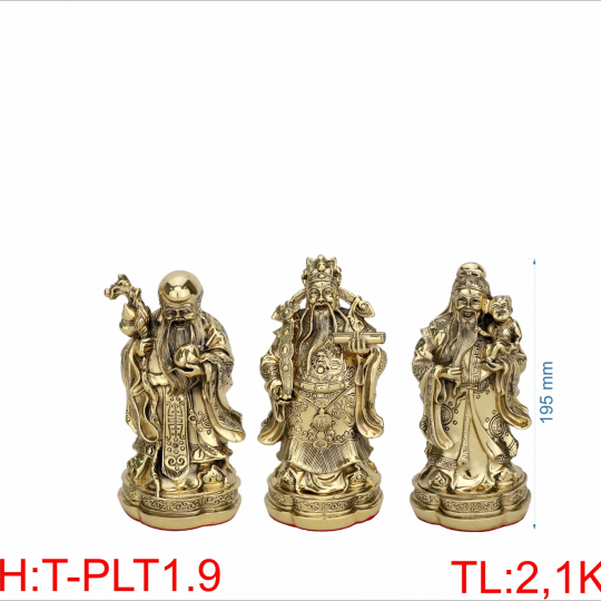 Bộ Tượng Phước Lộc Thọ 1T9