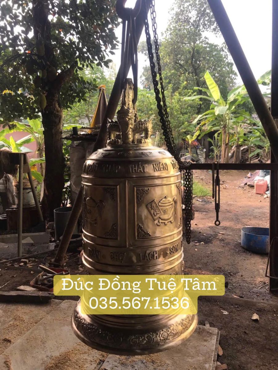 Nhận đúc chuông đồng theo yêu cầu