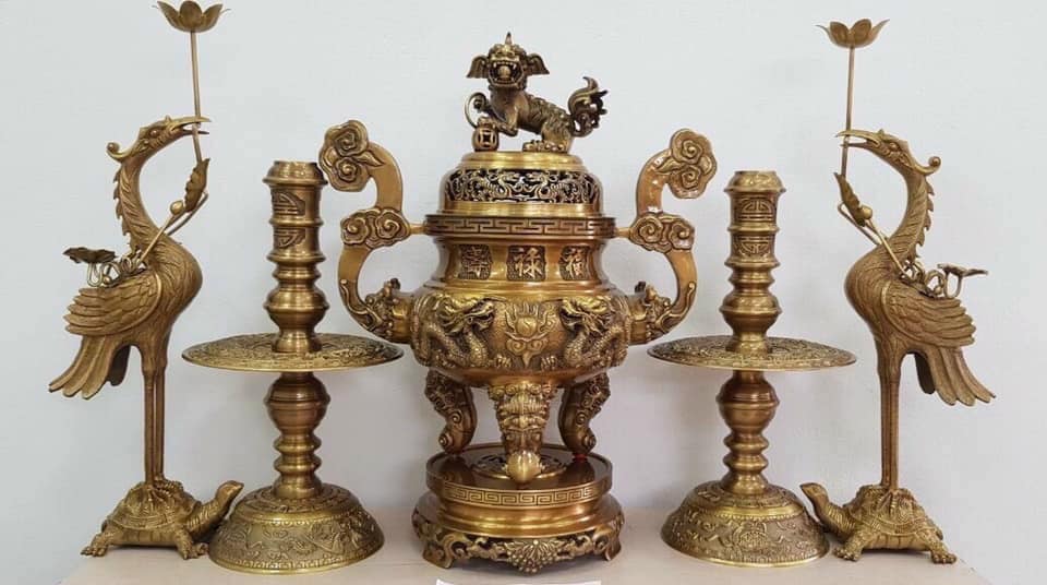 Đỉnh đồng thờ cúng đẹp - Giá tại xưởng