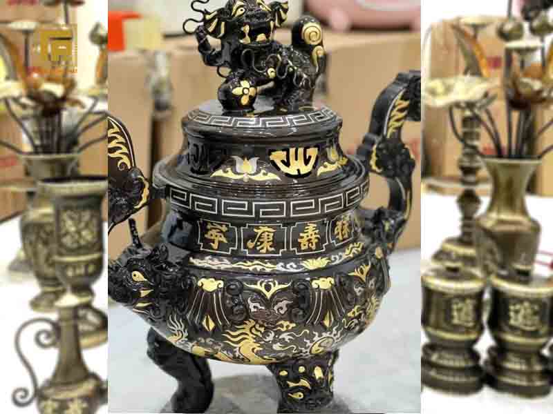 Đỉnh đồng thờ cúng đẹp - Giá tại xưởng