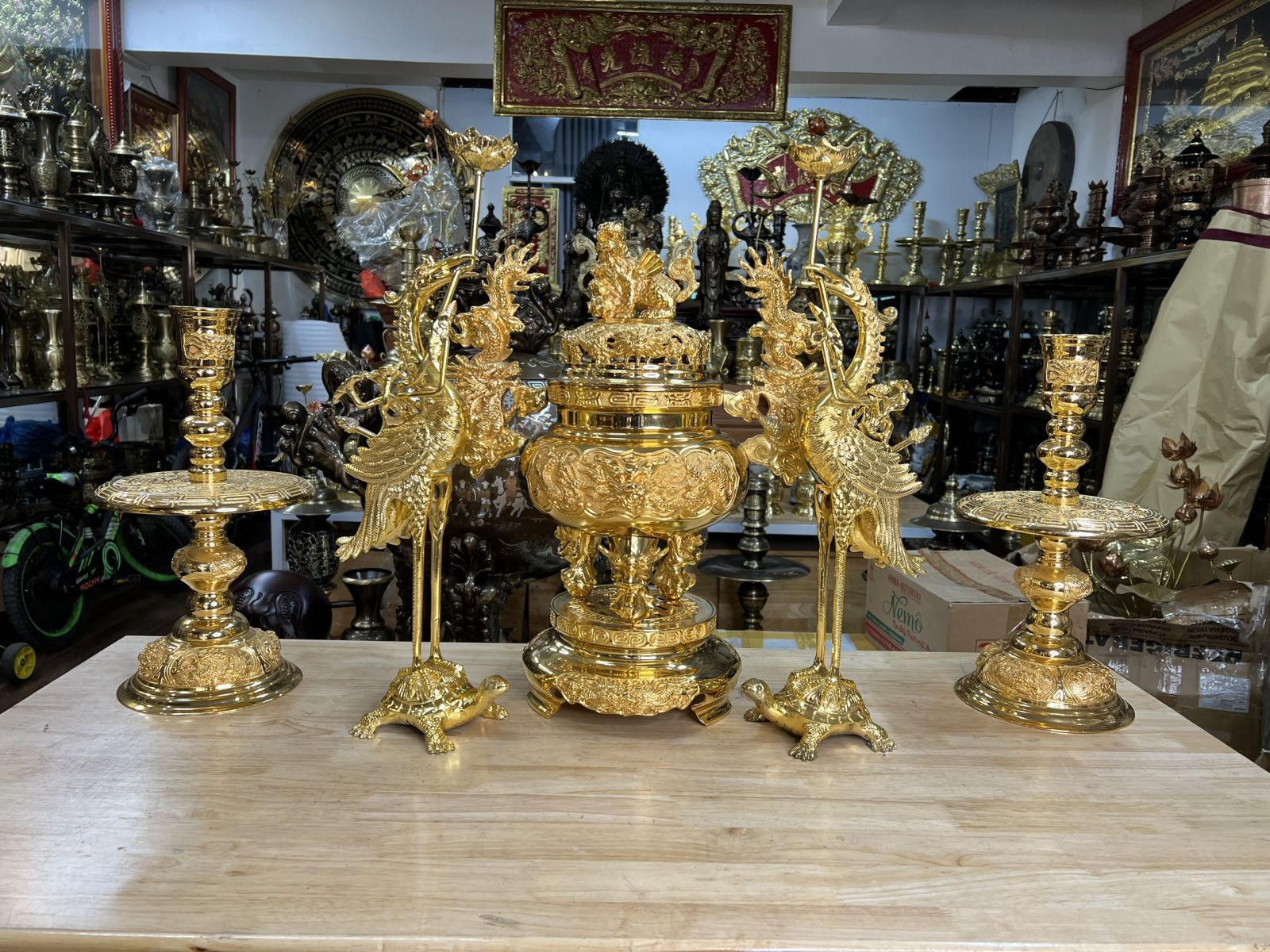 Đỉnh đồng thờ cúng đẹp – Giá tại xưởng