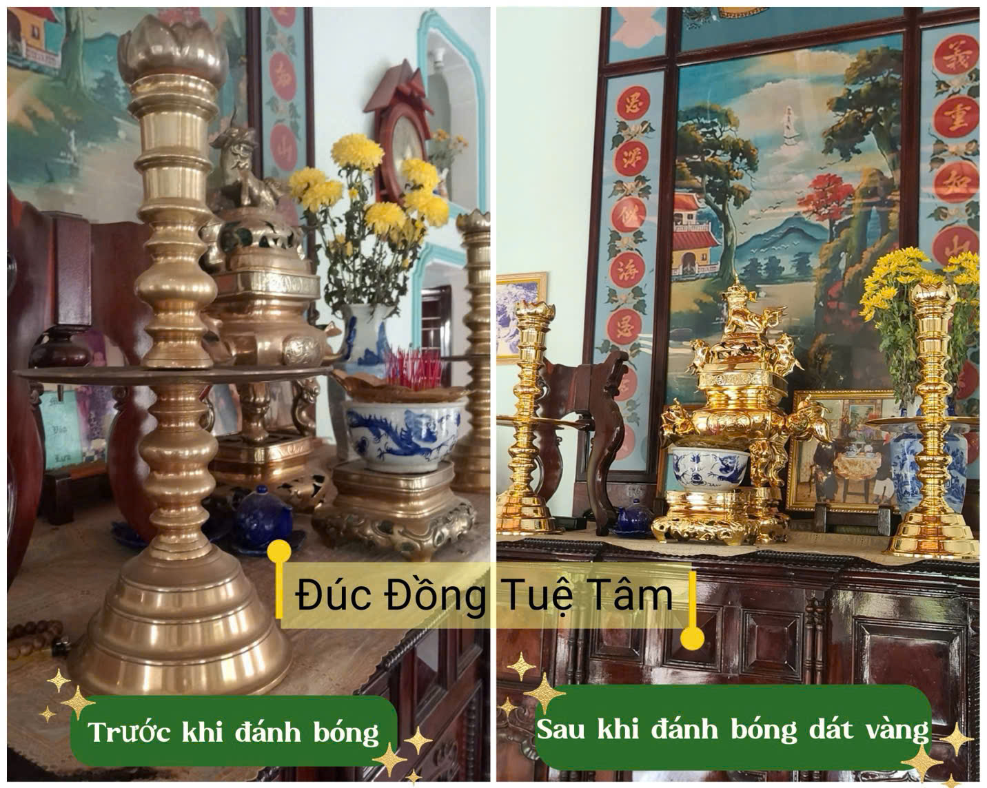 Dịch vụ đánh bóng dát vàng Long An